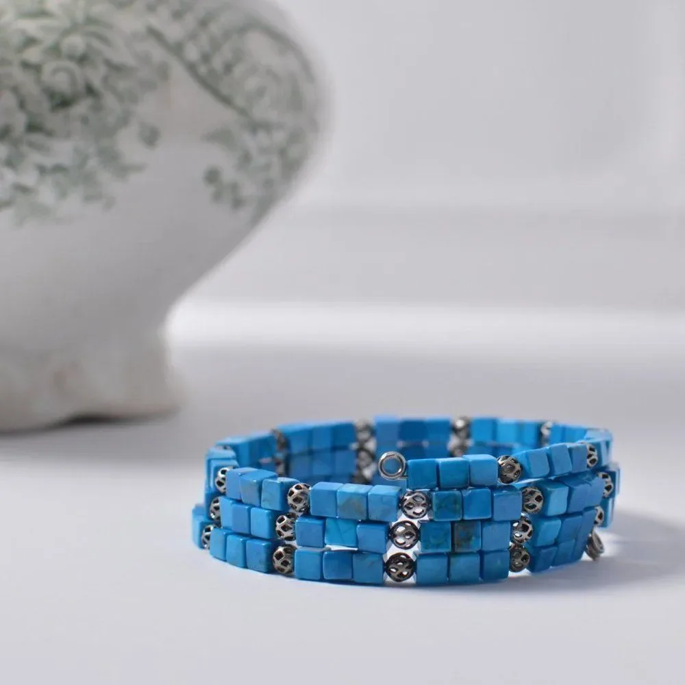 Turquoise Wrap Bracelet  - Picture 2 of 3